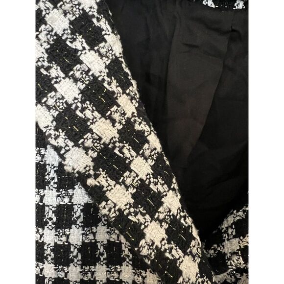 Bloomchic Women's‎ Black & White Plaid Blazer Dressy Jacket Plus Size 22/24 NWT - Picture 7 of 9